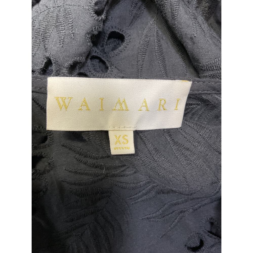 Waimari Eyelet Black Vistamar Robe Size XS - Picture 4 of 5